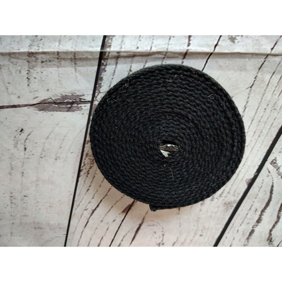1 in Wide black Cotton Webbing 7 Yd 21 In Belt Straps Sewing Materials - Picture 3 of 4